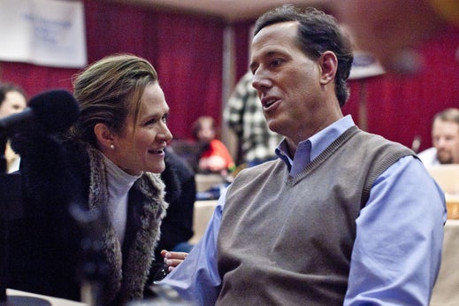 Karen and Rick Santorum.